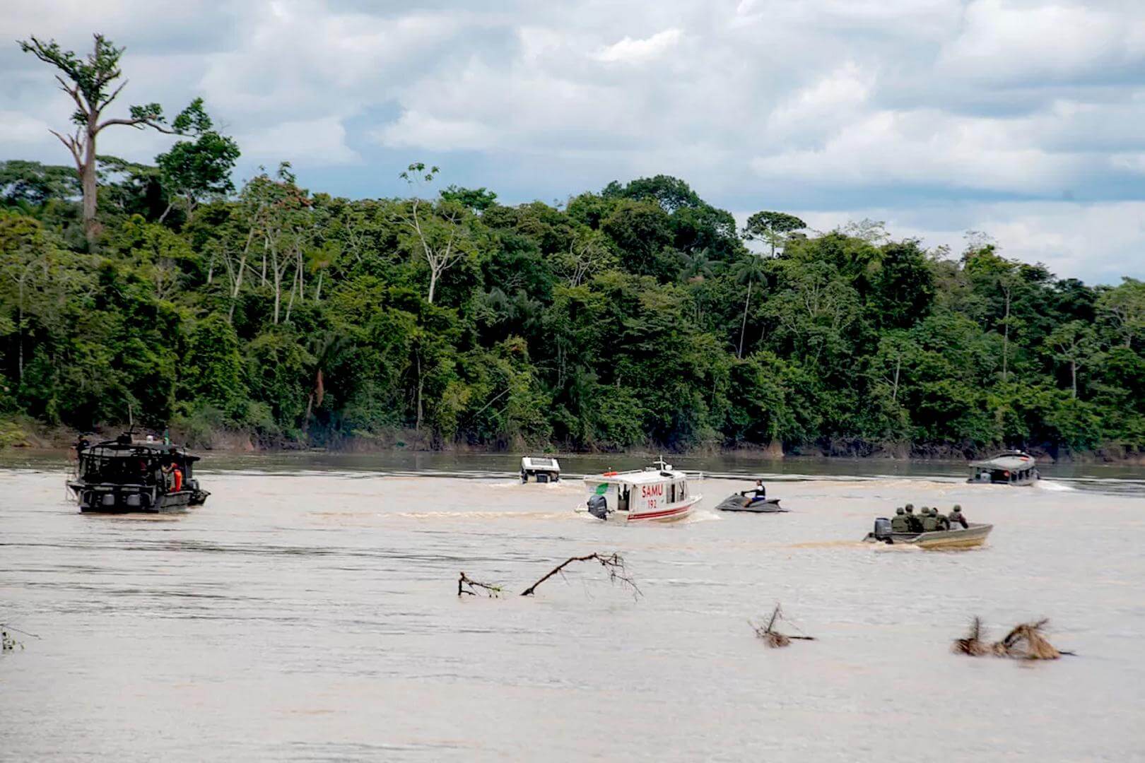 CONFIRMACIÓN. La policía brasileña confirmó los asesinatos de Dom Phillips y Bruno Pereira en los alrededores de la Reserva del Valle del Yavarí