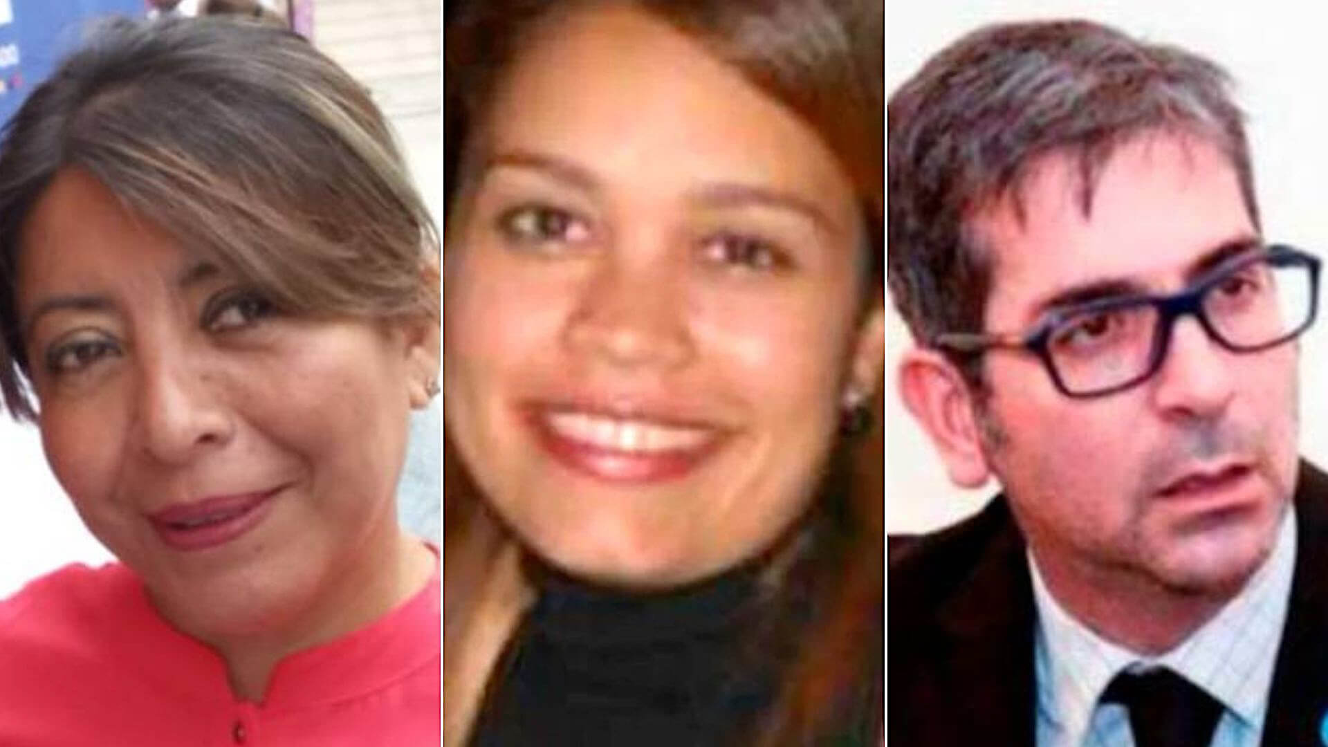 VÍCTIMAS. Luz Marina Delgado (Ecuador), Karen Almendares (Honduras) y Marcelo Pecci (Paraguay) investigaban causas relacionadas el crimen organizado.