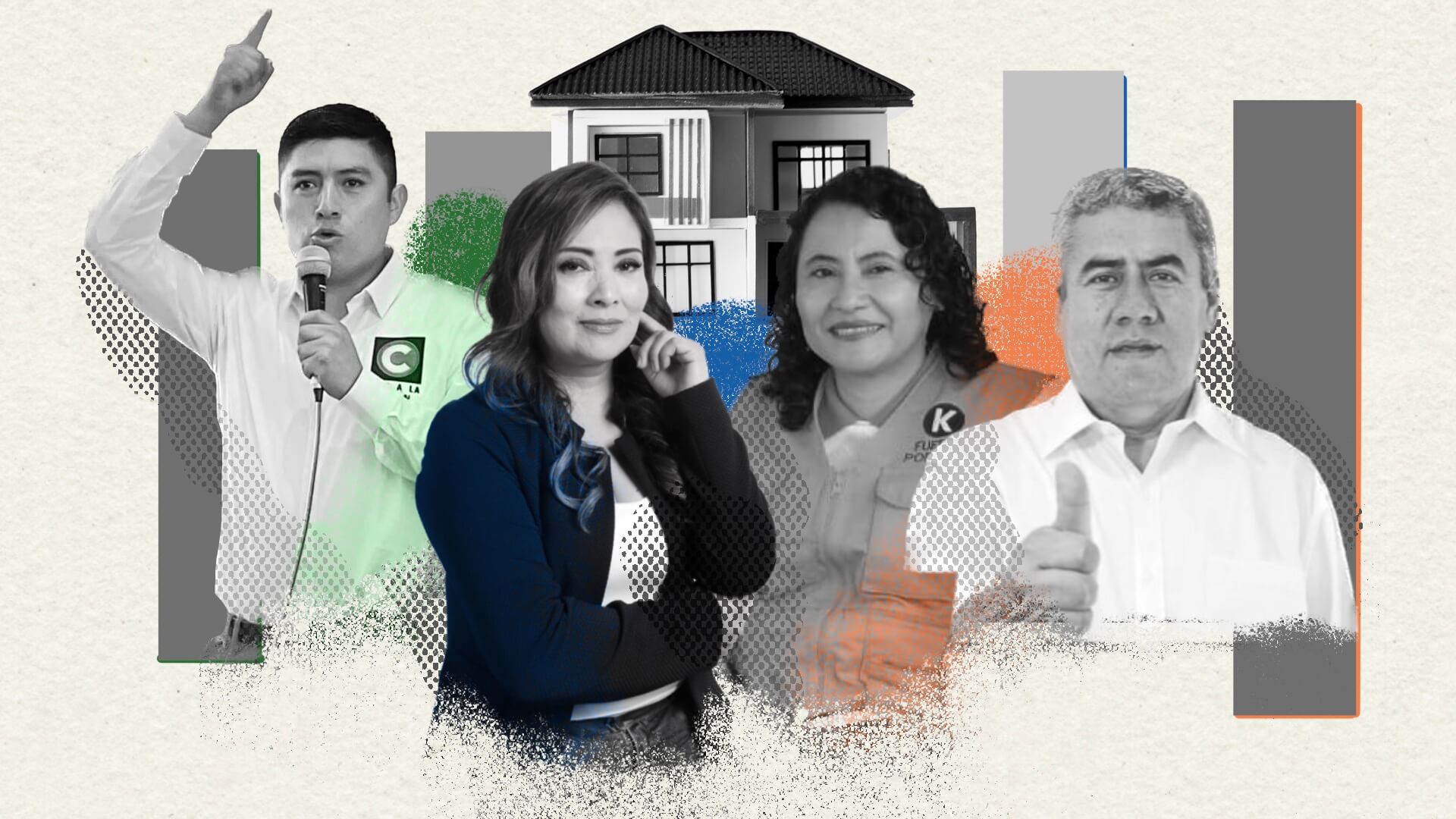 SIN PATRIMONIO. May Colchado, Rogelio Gonzales, Julieta Pérez, Koki Noriega, Enrique Alejandro y Betto Barrionuevo declararon que no tienen ninguna propiedad inmueble.