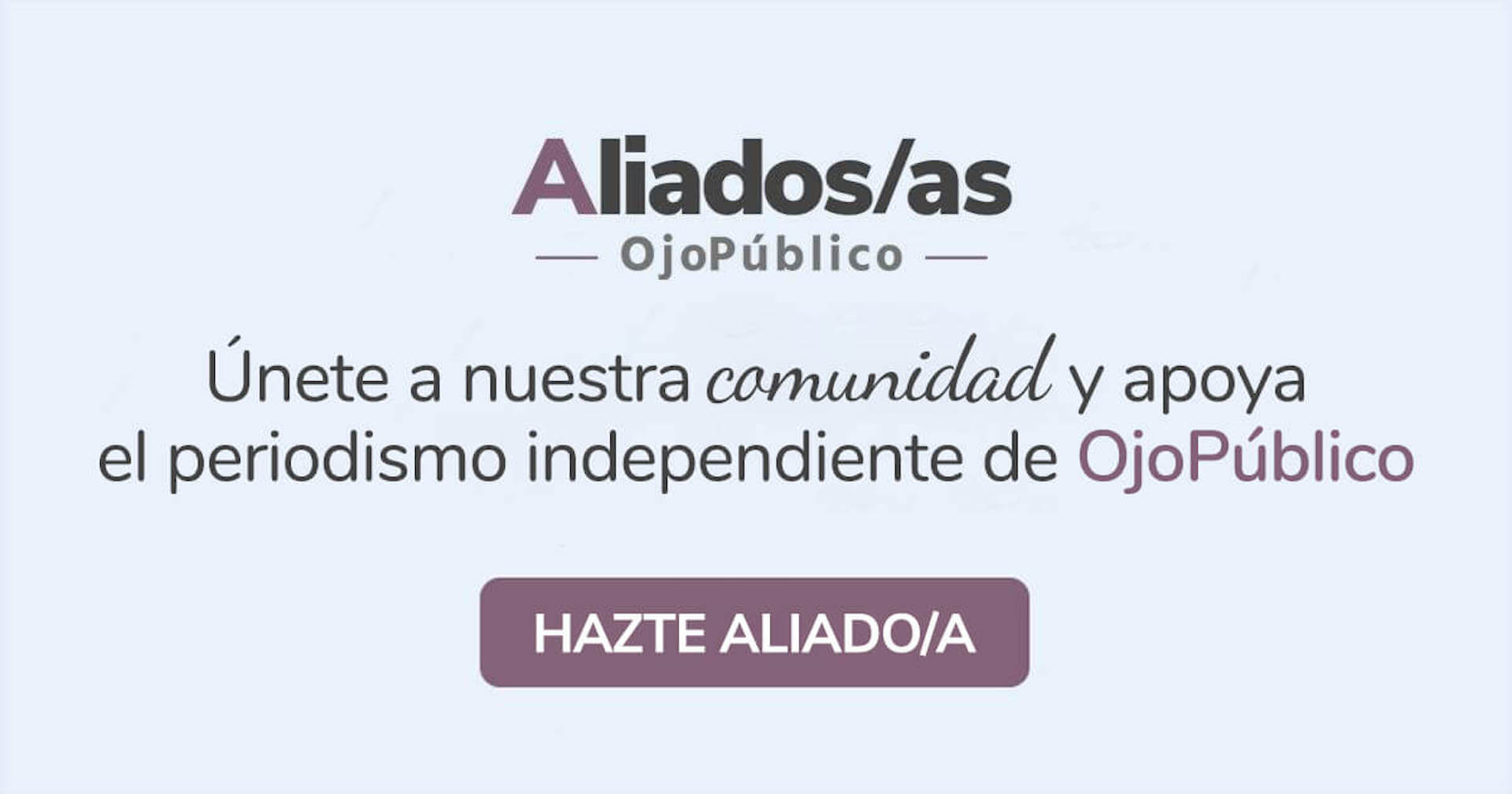 ALIADOS/AS. Un programa en favor del periodismo de investigación en Perú.