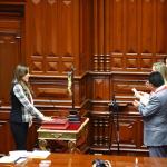 PERMANENCIA. Lady Camones estará un año más en la Mesa Directiva del Congreso. Fue vicepresidenta durante la gestión de María del Carmen Alva.