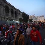 Protestas en Lima.