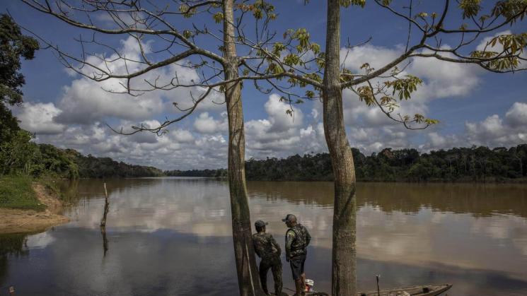 ESCENARIO. El río Itaquaí, cerca de la base de la Funai y la reserva del Valle de Javari, que alberga varios grupos indígenas aislados.