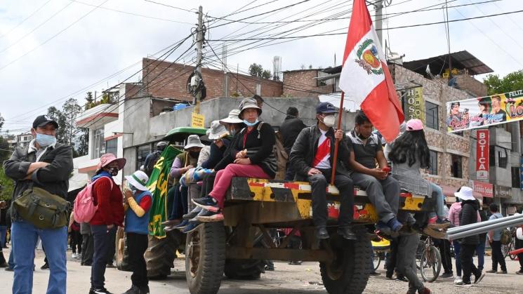 PROTESTAS. Los productores de Junín volvieron a protestar ante el incumplimiento del gobierno de entregar fertilizantes para asegurar la próxima campaña agrícola. 