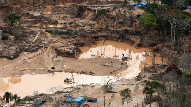 DESTRUCCIÓN. El impacto de la minería ilegal en Madre de Dios se extiende en unas 40 mil hectáreas.