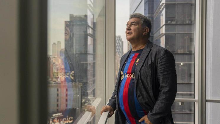 CONFIANZA. Con importantes gastos en nuevas adquisiciones, Joan Laporta espera que el eventual éxito en el campo de juego lo ayude a mejorar los ingresos del club.