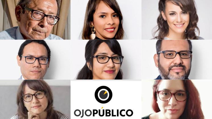 NOMBRAMIENTOS. Equipo directivo y periodístico de OjoPúblico.