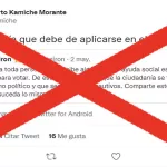 Mensaje de redes de congresista Roberto Kamiche