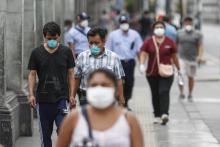 OPTATIVO. El Ministerio de Salud de Perú anunció el uso opcional de la mascarilla en espacios abiertos. Aún no se ha publicado la normativa que reglamente esta medida.