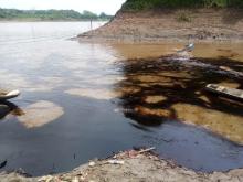 DAÑO. El pasado 16 de setiembre, unos 2.500 barriles de petróleo contaminaron la quebrada de Cuninico, afluente del río Marañón. 