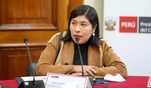 Betssy Chavez, ministra de Trabajo y congresista