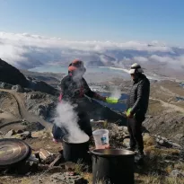 ALERTA. Comuneros de Huancuire se mantienen en terrenos destinados a la construcción del segundo tajo de Las Bambas.