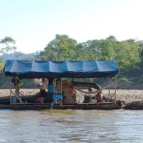 AVANCE. En los últimos años, la frontera de Perú y Ecuador ha sido un punto para el incremento de la extracción ilegal de oro sobre el río Cenepa.